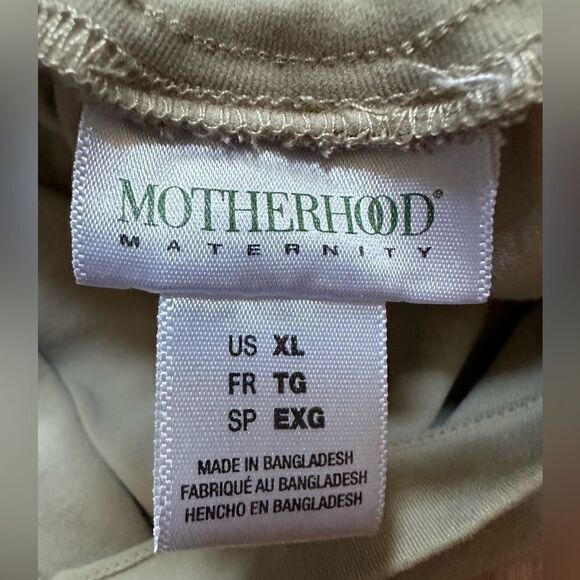 Motherhood Maternity capris pants - tan - size XL - Picture 4 of 7